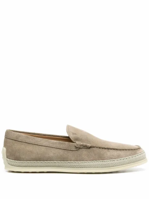Tod's round-toe slip-on loafers Neutrals XXM0TV0AJ30RE0