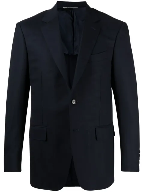 Canali single-breasted blazer Blue 21280CR02049