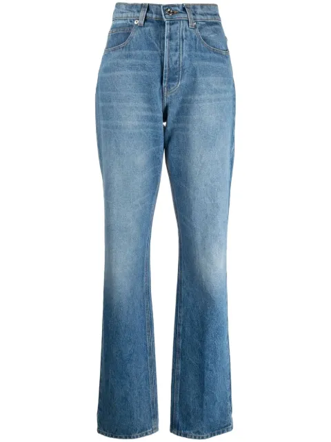 Rabanne high-waist missing pocket jeans Blue 21ECPA123CO0401