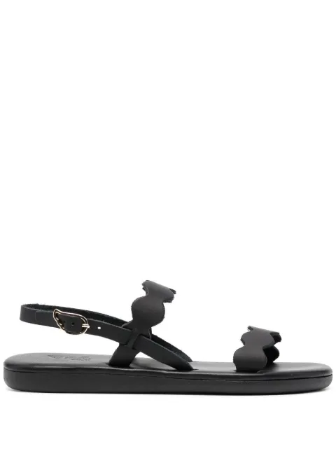 Ancient Greek Sandals Afro strap-detail sandals Black AFROSVACHETTABLACK