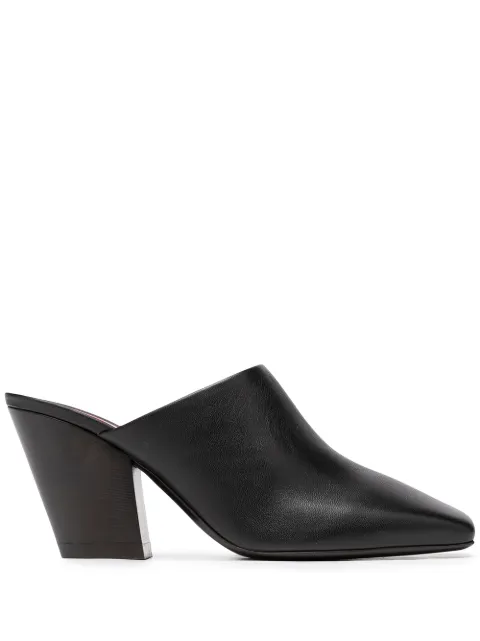 Shanghai Tang x Yuni Ahn square-toe mules Black Y5WCF369AN