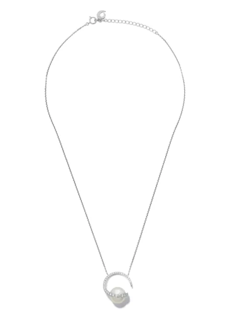 TASAKI 18kt white gold TASAKI Atelier Aurora diamond and South Sea pearl pendant Silver PN16868W
