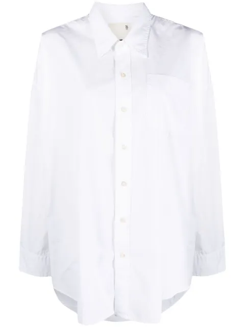 R13 patch-pocket shirt White R13W7469001