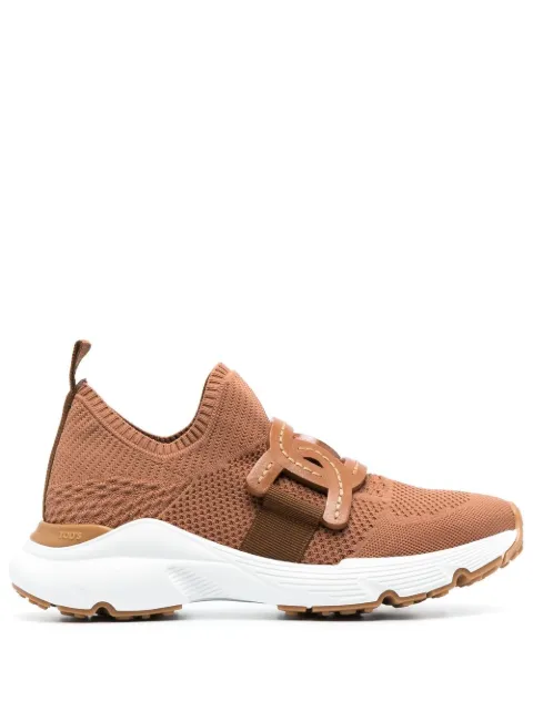 Tod's chain-link detail slip-on sneakers Brown XXW54C0EM60Q6L