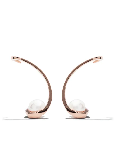 TASAKI 18kt yellow and rose gold TASAKI Atelier Aurora Akoya pearl earrings Metallic E4168S