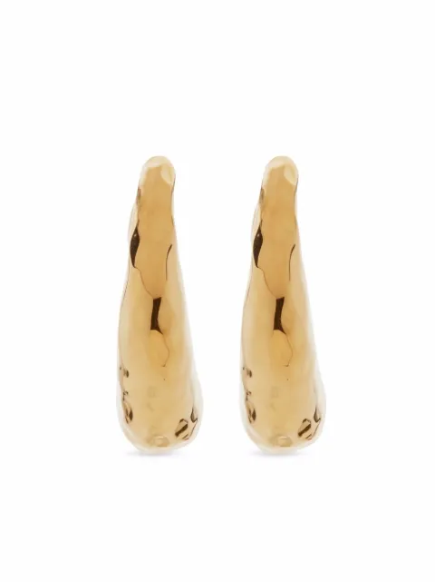 Monica Vinader Deia huggie hoop earrings Gold GPEASMTHNON