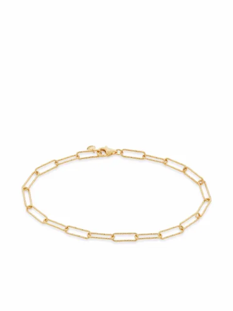 Monica Vinader Alta textured chain bracelet Gold GPBLRECBNON