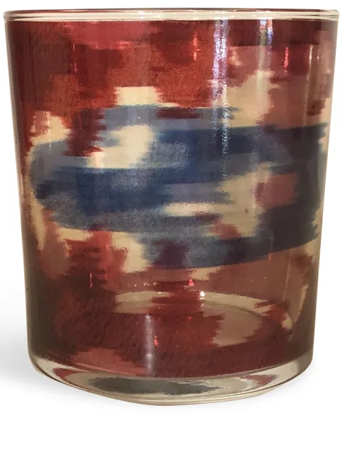 Les-Ottomans ikat-print four-glass set Red IKG04SET4GLASSES