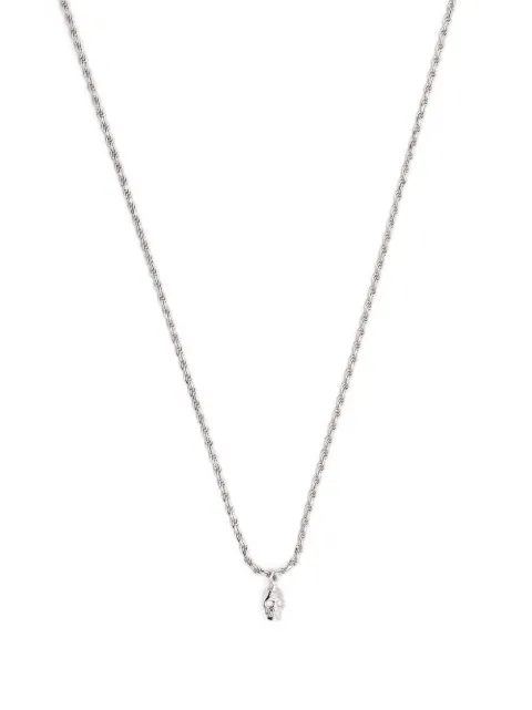 Emanuele Bicocchi diamond eye skull pendant necklace Silver DDTSP1