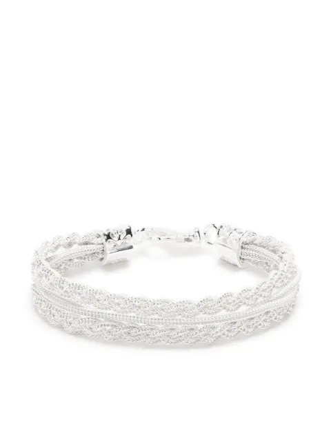 Emanuele Bicocchi Ice braided bracelet White FKB04W