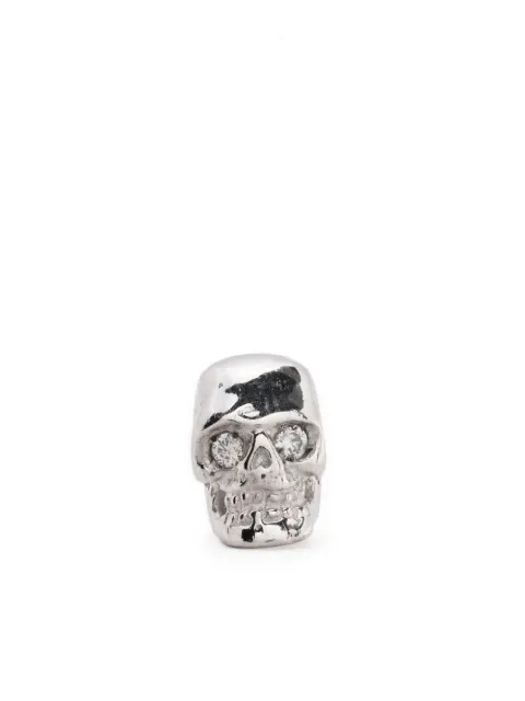 Emanuele Bicocchi diamond eye skull single earring Silver DDTE1