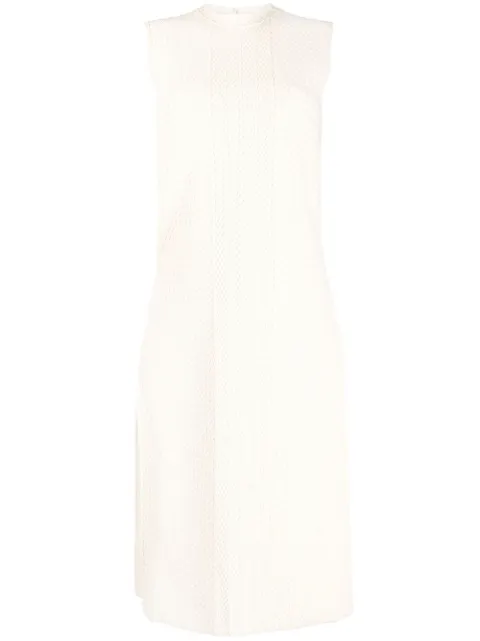 Jil Sander side-slit knit top Neutrals JSWS751316WSY25288