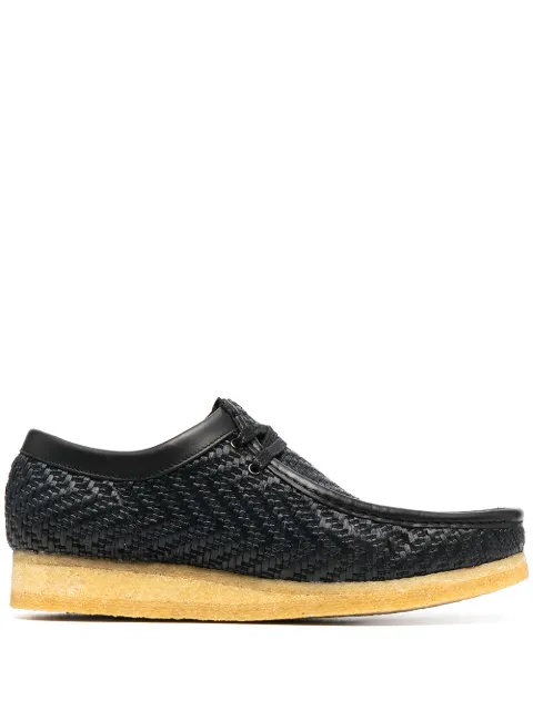 Clarks Originals woven slip-on sneakers Black 26156530