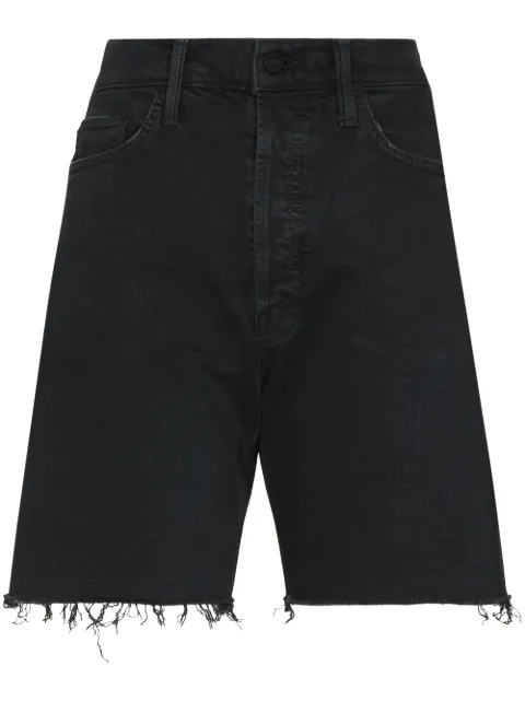 MOTHER frayed edge shorts Black 4116544