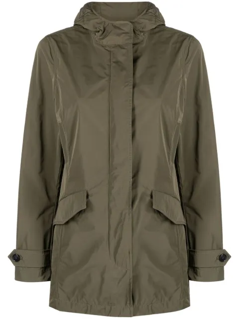 Woolrich lightweight hooded parka Green CFWWOU0404FRUT0573