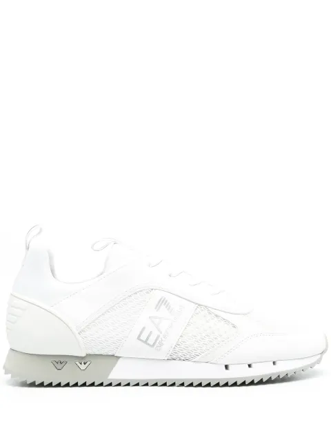 Ea7 Emporio Armani logo side stripe low-top sneakers White X8X027XK050