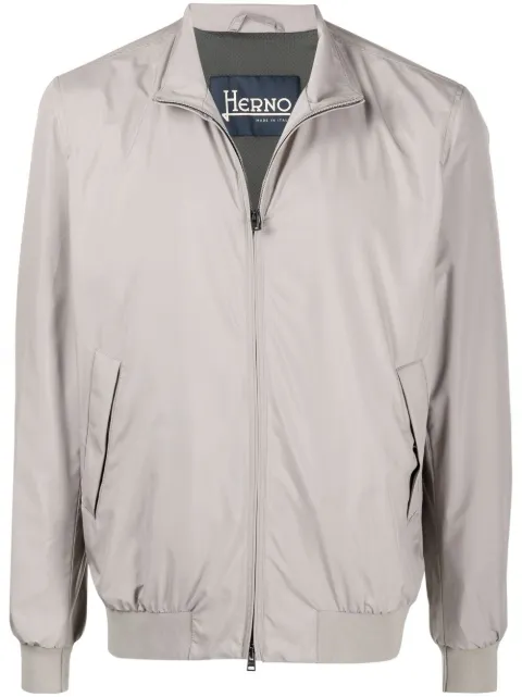 Herno zip-up bomber jacket Neutrals GI0184U13220