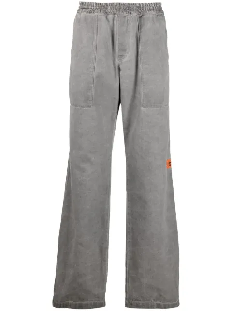 Heron Preston straight-leg track pants Grey HMCJ002S21FAB0010600