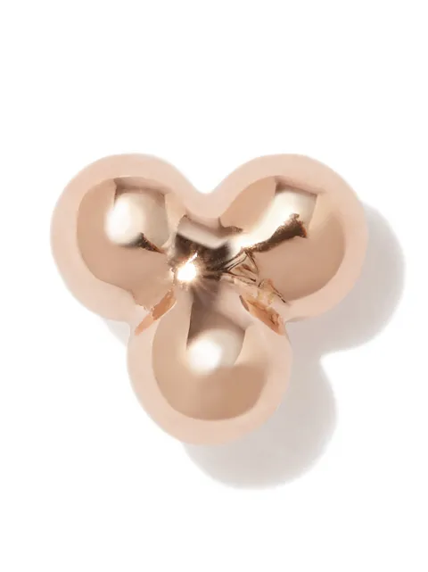 MARIA TASH 18kt rose gold Three Ball Trinity earring Pink E3BTRL