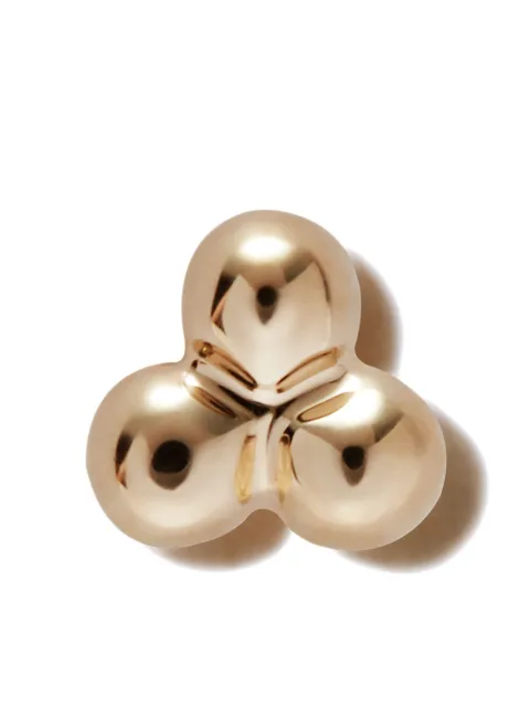 MARIA TASH 14kt yellow gold Three Ball stud earring Gold E3BTRL