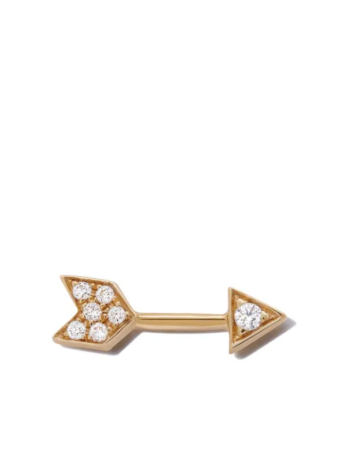 MARIA TASH 18kt yellow gold Arrow diamond stud earring Gold EAR10D