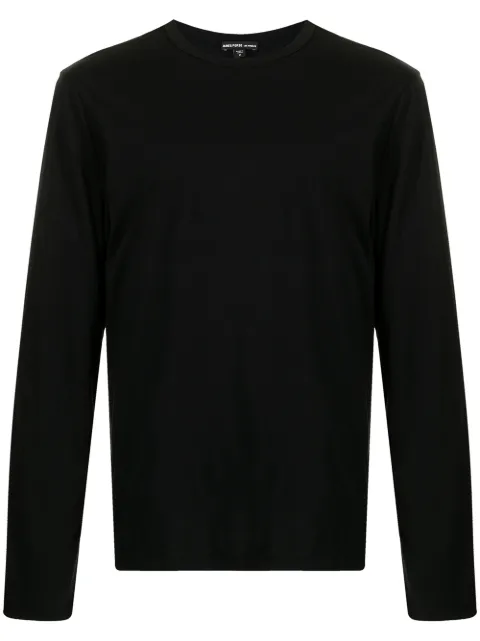 James Perse Lotus T-shirt Black MELJ3246