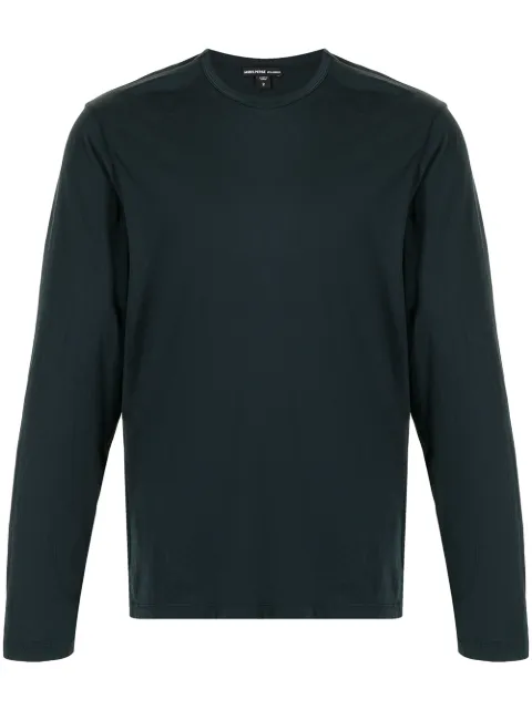 James Perse Lotus T-shirt Blue MELJ3246