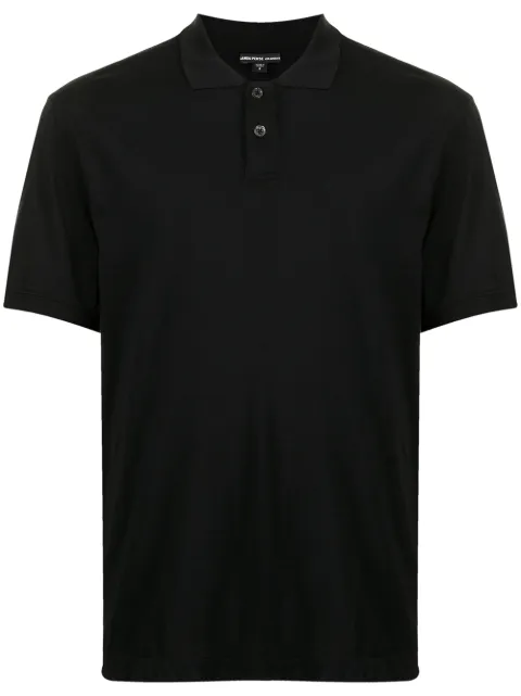 James Perse Lotus polo shirt Black MELJ3293