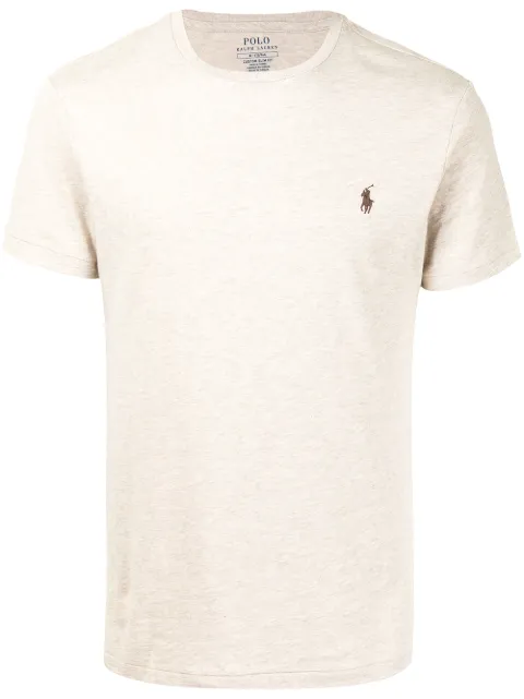 Polo Ralph Lauren logo-embroidered T-shirt Neutrals 710671438203