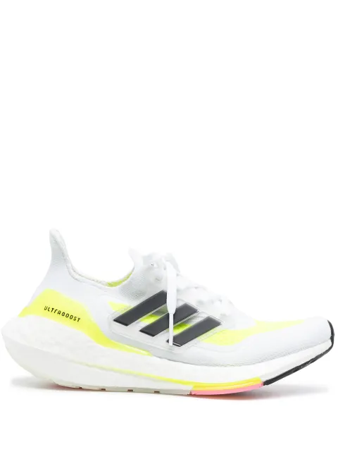 adidas Ultraboost 21 "Cloud White/Core Black/Solar Y" sneakers Green FY0401