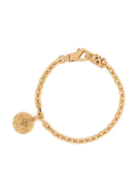 Emanuele Bicocchi coin-pendant chain-link bracelet Gold CNB4G