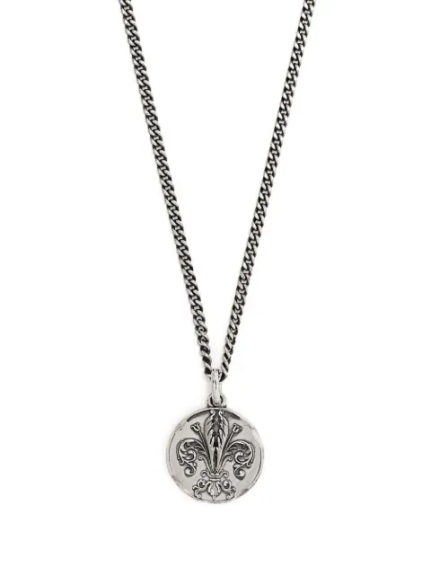 Emanuele Bicocchi coin-pendant necklace Silver CNP6