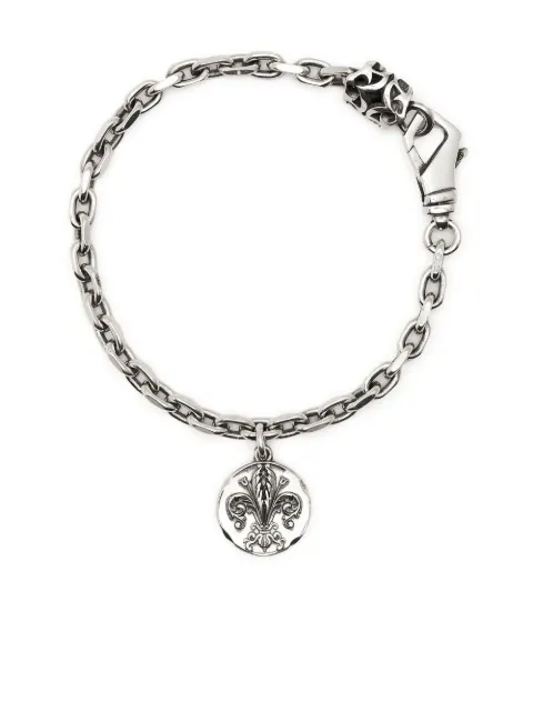 Emanuele Bicocchi lily coin bracelet Silver CNB4