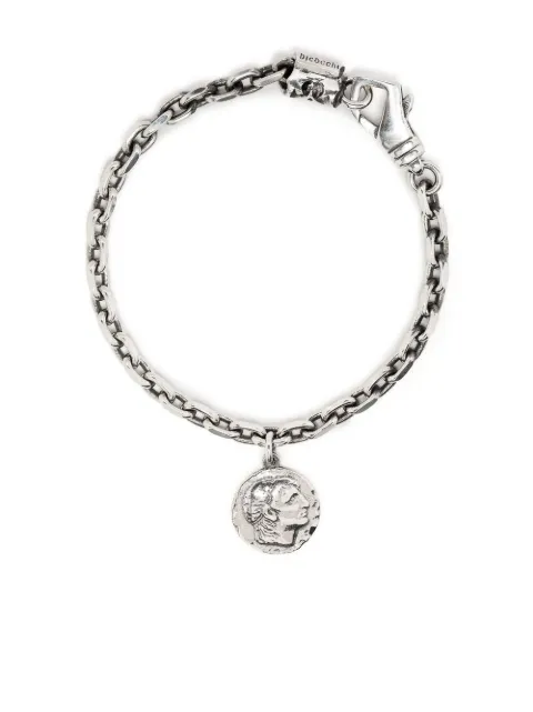 Emanuele Bicocchi coin charm bracelet Silver CNB5