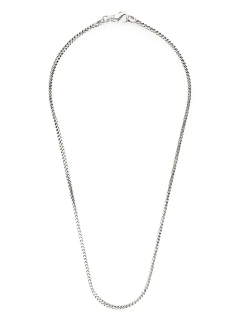 Emanuele Bicocchi square box chain necklace Silver QDN1