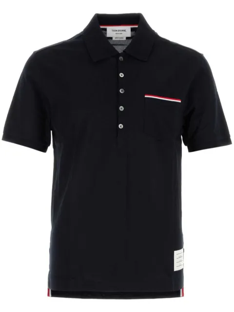 Thom Browne pique pocket polo Blue MJP022A01455