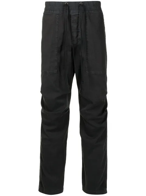 James Perse cotton Slub Utility pants Grey MACS1336