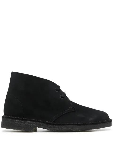 Clarks Originals suede desert boots Black 26155524
