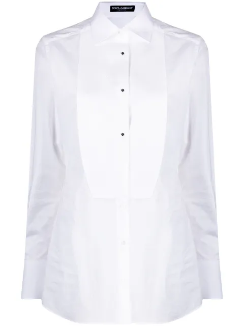 Dolce & Gabbana long-sleeve shirt White F5O45TFU5K9