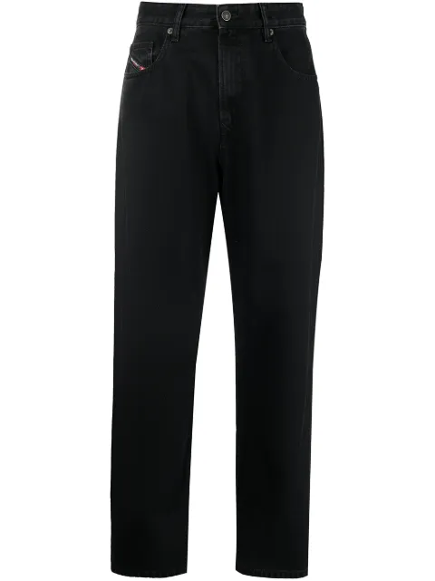 Diesel cropped wide-leg jeans Black 00S6FZ009RL