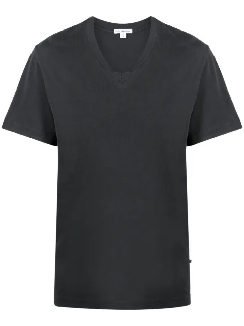 James Perse short-sleeve V-neck T-shirt Grey MLJ3352