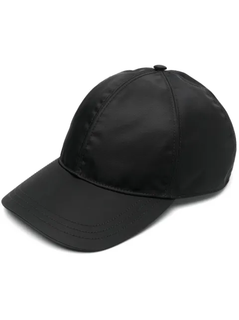 Prada logo-plaque baseball cap Black 2HC2742DMI