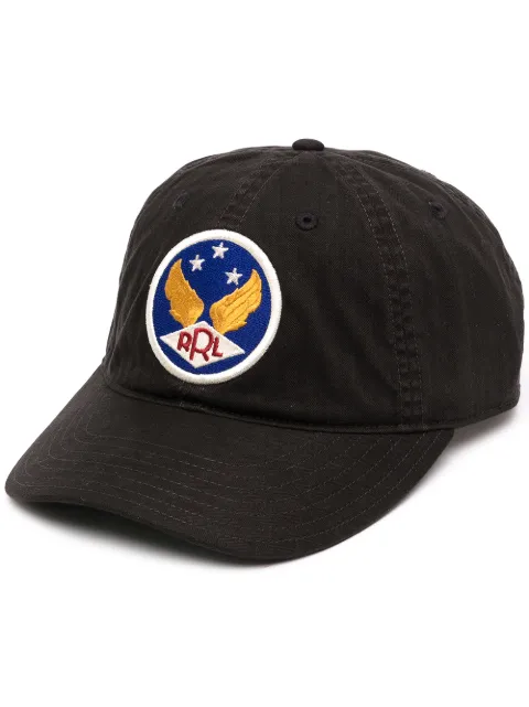 Ralph Lauren RRL logo patch cap Black 782732202002