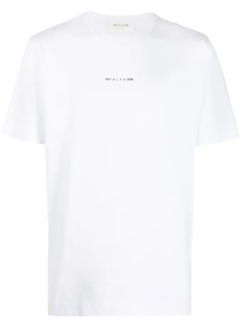 1017 ALYX 9SM text-print T-shirt White AAMTS0222FA01