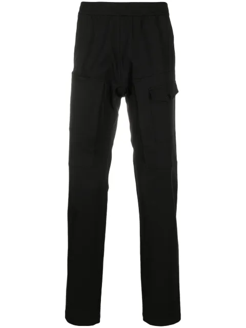 Stone Island cargo-pocket straight-leg track pants Black 7415312X4