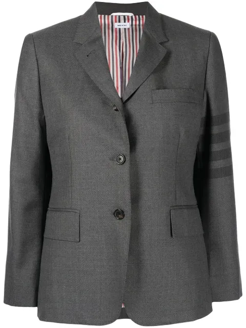 Thom Browne twill school uniform 4-Bar classic sport coat Grey FBC637A04346