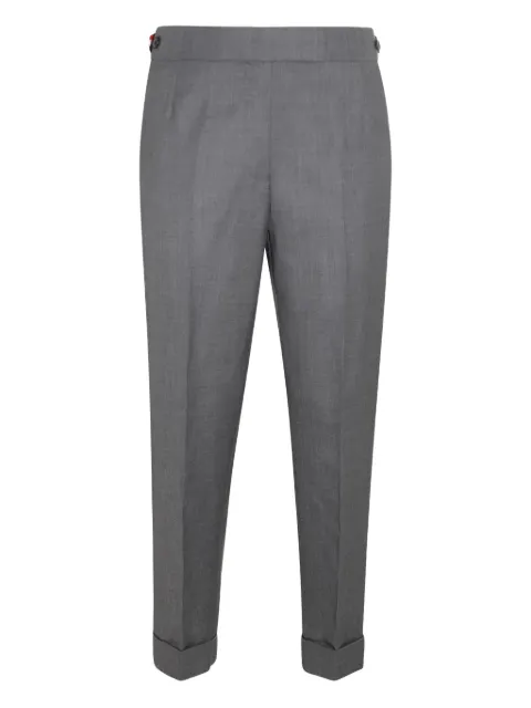 Thom Browne 4-Bar cropped trousers Grey FTC392A04346