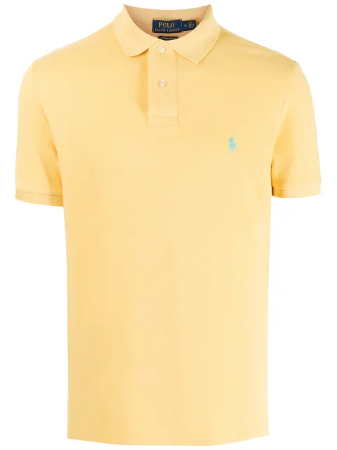 Polo Ralph Lauren embroidered-design polo shirt Yellow 710782592021