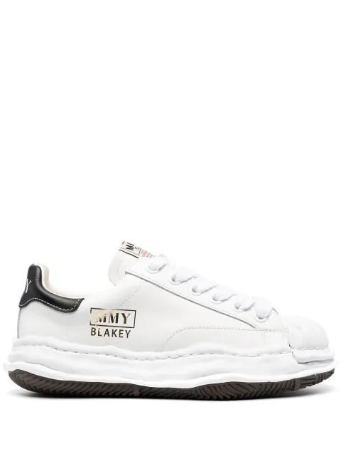 Maison MIHARA YASUHIRO Blakey OG leather sneakers White A06FW702
