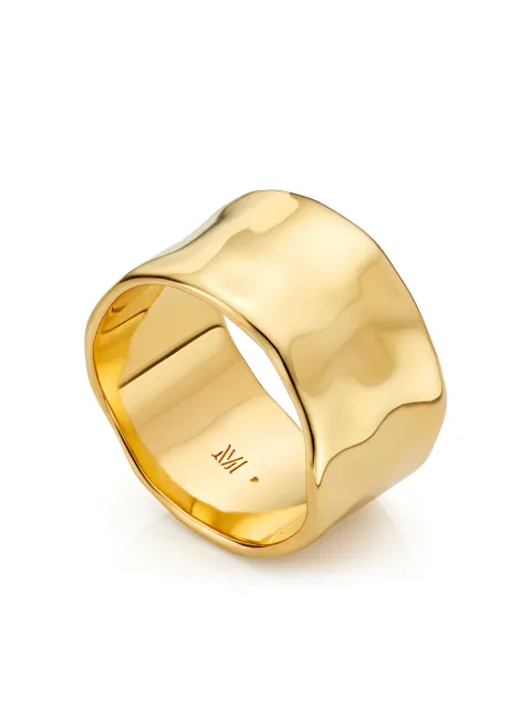 Monica Vinader Siren Muse wide ring Gold GPRGSPWRNON